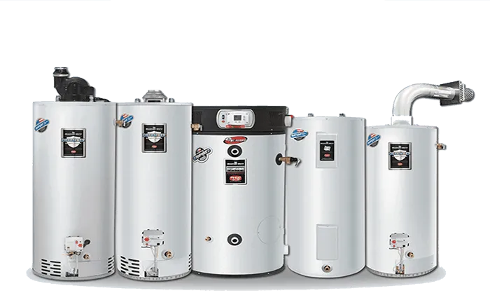 Bradford white water heaters lineup